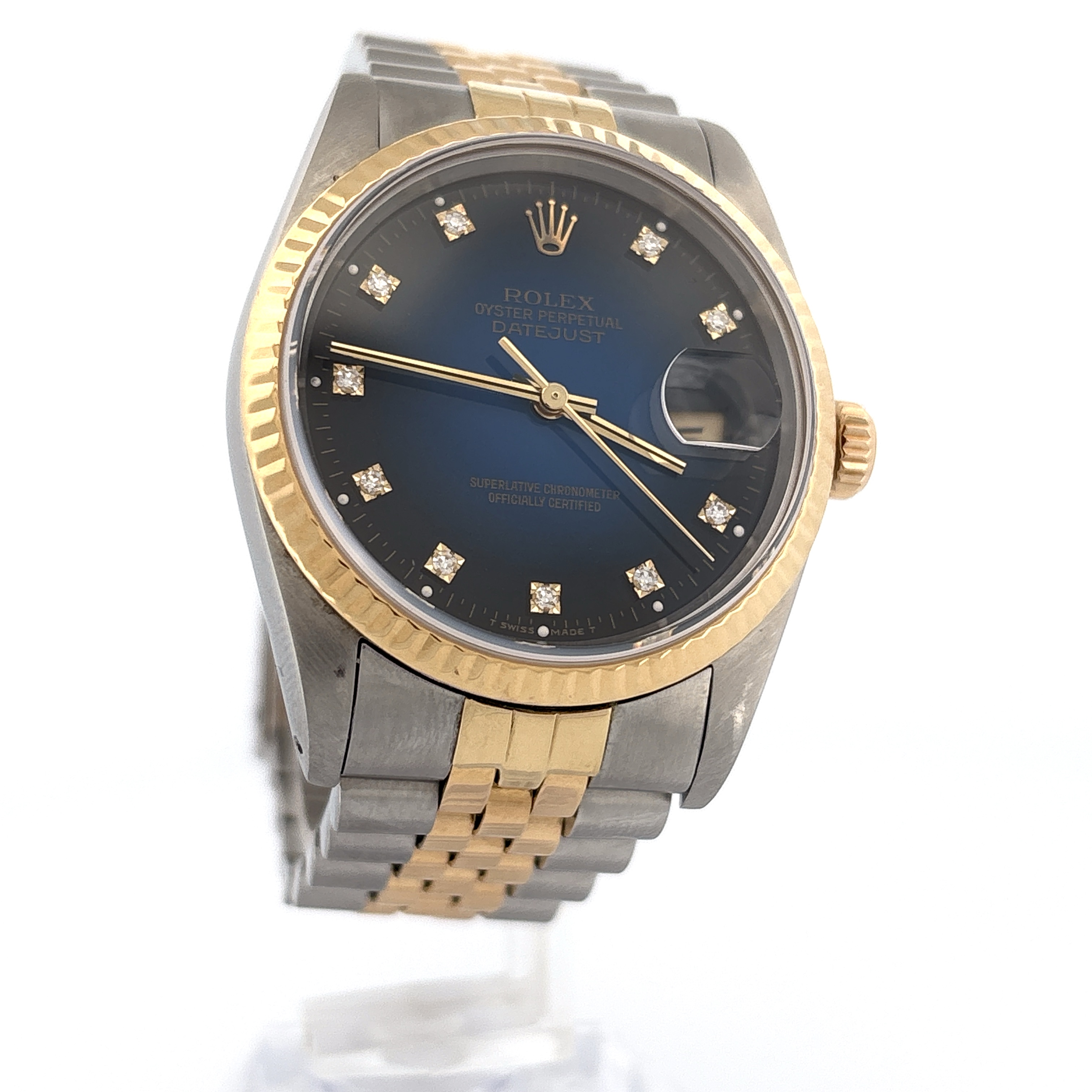 ROLEX DATEJUST BLUE DIAMOND